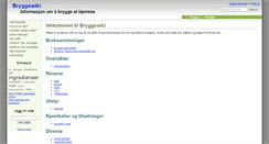 Desktop Screenshot of bryggewiki.com